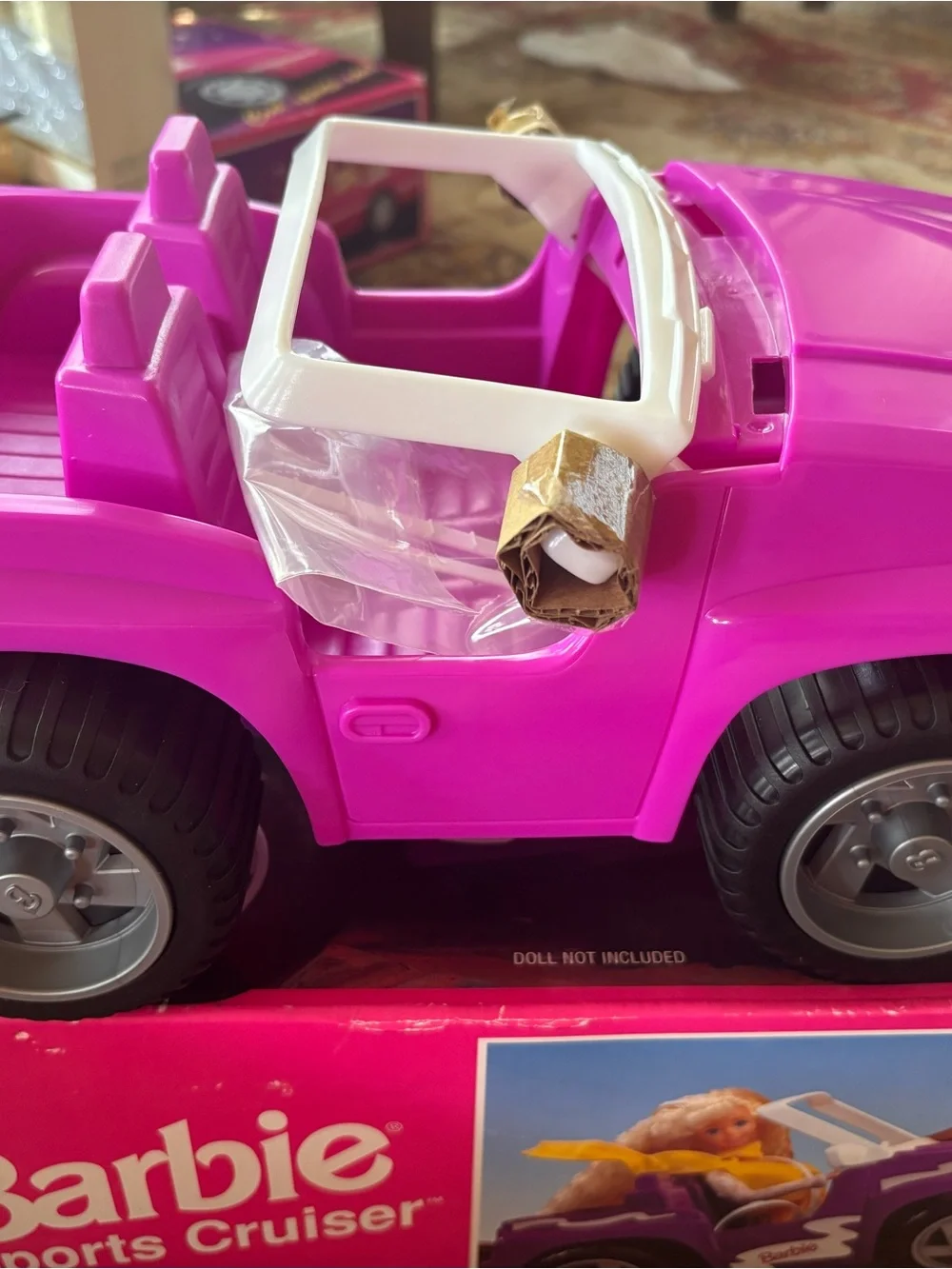 Barbie Purple & White Jeep Cruiser Toy Vehicle